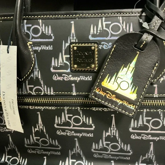 Dooney & Bourke Black Disney World Tote Bag - Picture 2 of 2